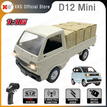 XKS WPL D12 Mini 1/16 RC Automobil 2,4 G Daljinsko Upravljanje Simulacija Drift Penjanje Svjetlo Na putu D12 Mini RC Kamion za Djecu Igračke, Pokloni