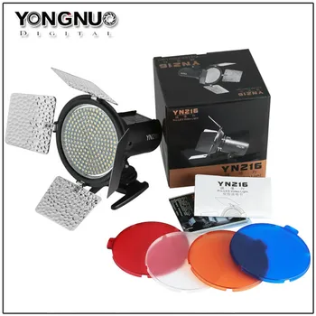 Yongnuo YN-216 YN216 3200 K-5600 K led Studijski lampa za snimanje video zapisa i 4 boja grafikona za digitalni slr fotoaparat Canon Nikon Sony