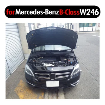 za 2011-2019 Mercedes-Benz B-Class W246 Prednja Hauba Hauba Promjene Plinski Amortizer Opruga amortizera od karbonskih vlakana Podignite Nosač Amortizera