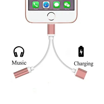 Za Apple s priključkom od 3,5 mm Audio Punjač Adapter Za iPhone Pro 11 8 7 Plus SE 2020 XS Max XR X 10 12 Punjenje I Razdjelnik za slušalice