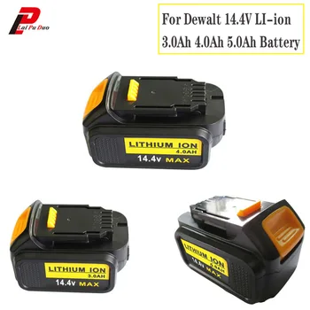 Za Dewalt 14,4 V 3.0 4.0 Ah Ah 5.0 Ah Li-Ion Baterija za električne alate DCB140 DCB141-XJ DCB145