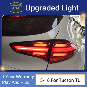 za Hyundai Tucson Stražnja Svjetla 2015-2018 Novi Tucson Led Stražnja svjetla u LED DRL Signal Kočnice za vožnju Unazad auto Pribor