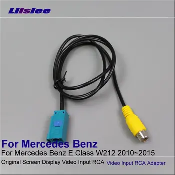 Za Mercedes Benz E Klasa W212 2010 ~ 2015 Originalni Video ulaz RCA Adapter Kabel Straga Stražnja Kamera Prekidač Priključni Kabel