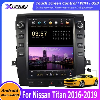 Za Nissan Titan 2016-2019 Vertikalni prikaz u Stilu Tesla za Nissan Titan Auto DVD Multimedijski player XD Auto player