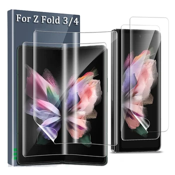Za Samsung Galaxy Z Fold 3 5G Potpuna pokrivenost Гидрогелевая Soft HD Zaštitna folija za ekran Izvana Unutar Zaštitna folija Za Z Fold3 Fold4