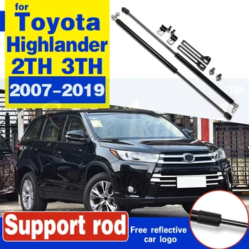 Za Toyota Highlander 2007-2019 2-D 3-D Auto-Hauba Podrška Poklopca Motora Hidraulični Štap Potpornji Za Podizanje Medusobno Амортизационный Nosač Za Automobil Stil