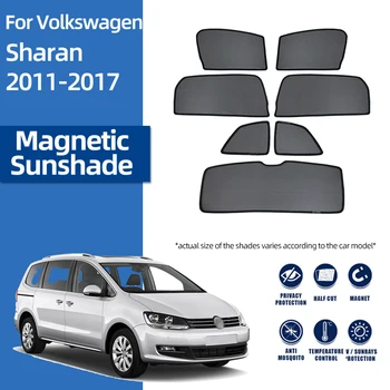 Za Volkswagen VW Sharan 7N 2010-2022 Magnetski Auto Štitnik Za sunce Štit Prednje Vjetrobransko Staklo Stražnji Bočni Prozor Štitnik Za sunce Zavjese