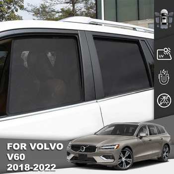 Za Volvo V60 2018 2019 2020 2021 2022 T4 Magnetski Auto Štitnik Za Sunce Prednje Vjetrobransko Staklo Nadvoji Okvir Zavjese Stražnji Bočni Prozor Štitnik Za Sunce