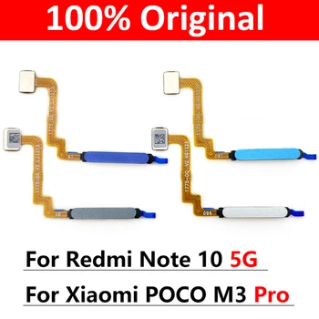 Čitač otisaka prstiju Za Xiaomi Poco M3 Pro/Redmi Note 10 5G ID Gumb Home Izbornik Otiska prsta Tipka za izbacivanje Senzor Fleksibilan Kabel