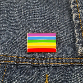 Šarena zastava LGBT Duginih broš kreativni dizajn bannera emajl igle crtani metalne igle igle lezbijskih i gay pride ikonu dar ljubavnik
